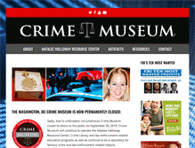 Tablet Screenshot of crimemuseum.org